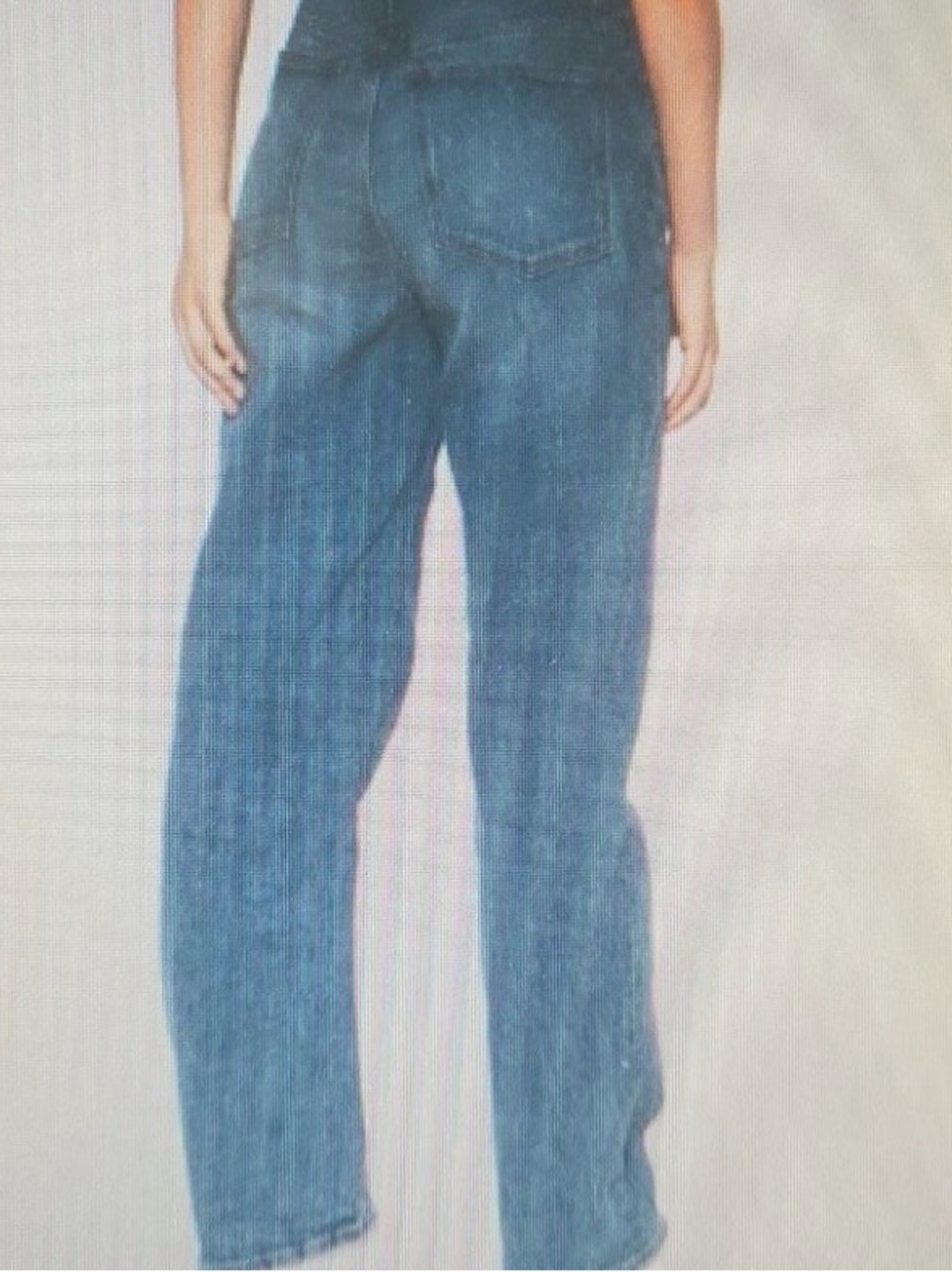 Blue Straight-Leg Jeans
